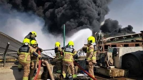 6 عربات إطفاء للسيطرة