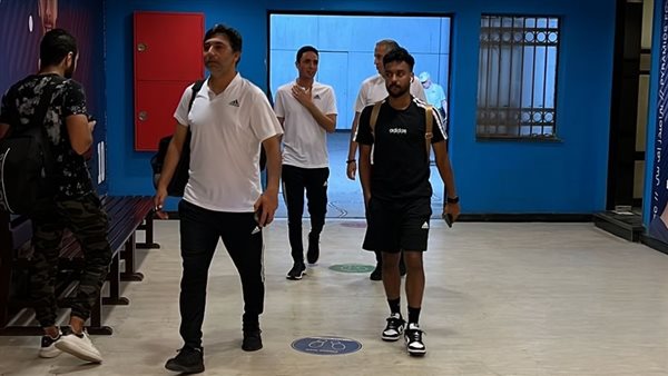 وصول فريق سموحة 