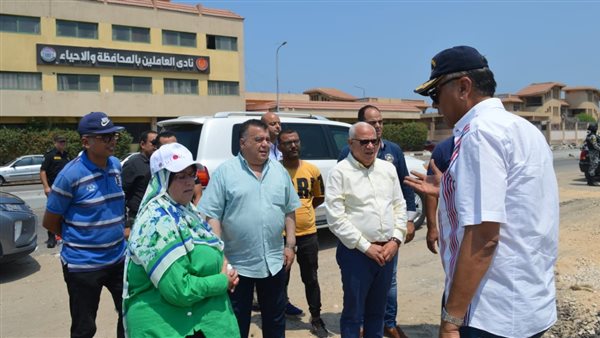 محافظ بورسعيد يتفقد