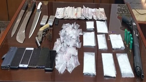 جانب من المضبوطات