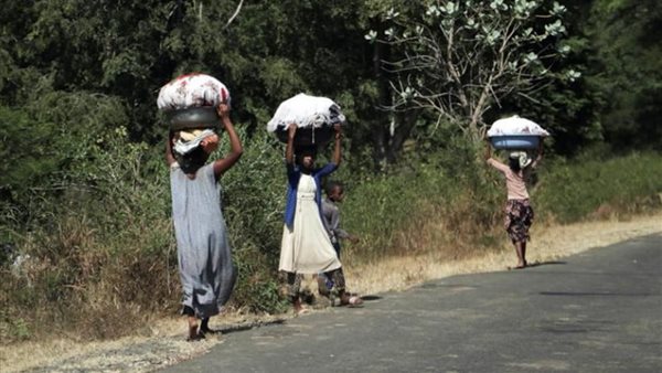 صورة أرشيفية نازحين