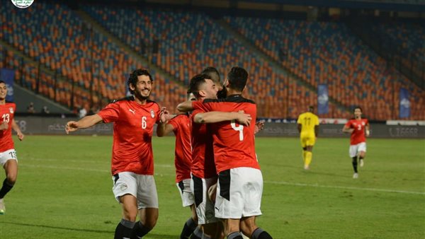 فرحة منتخب مصر بالهدف