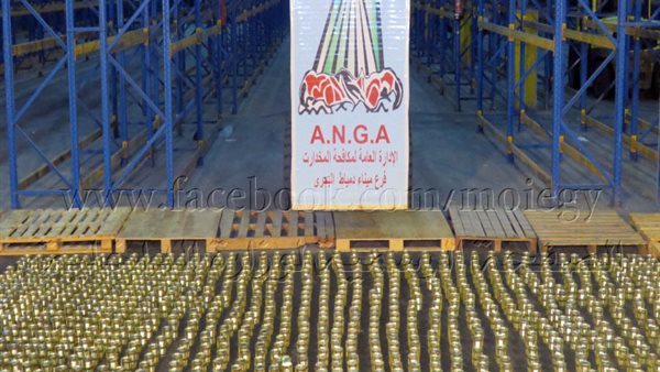 جانب من المضبوطات