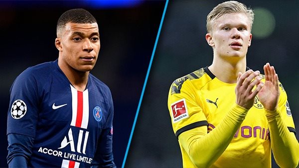 كيليان مبابي وهالاند