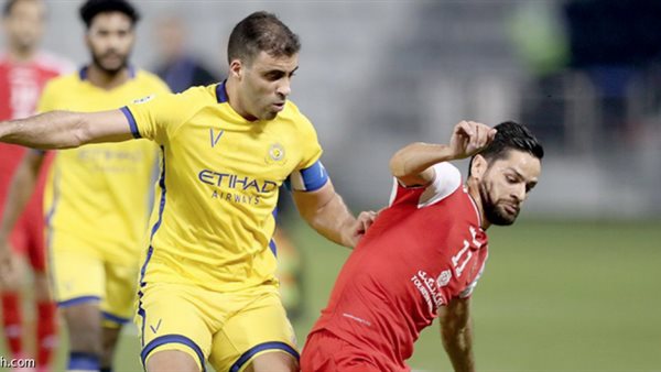 جانب من مباراة الفريقين