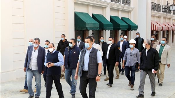 جانب من تفقد الرئيس