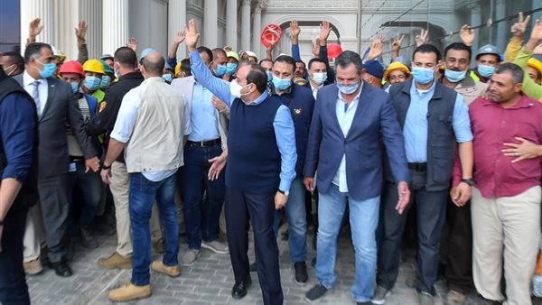 جانب من تفقد الرئيس