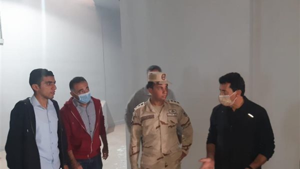 وزير الرياضة يتفقد