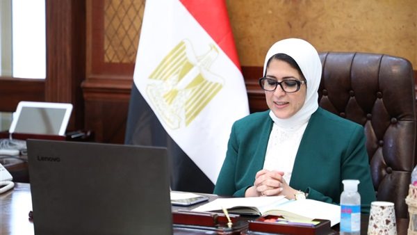 هالة زايد وزيرة الصحة