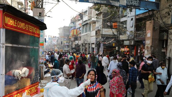 حالات كورونا فى الهند