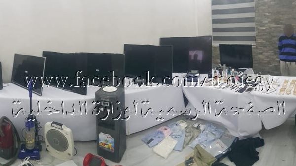 جانب من المضبوطات