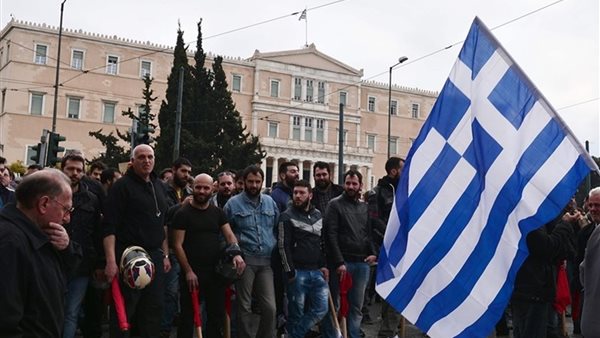 اضراب في اليونان