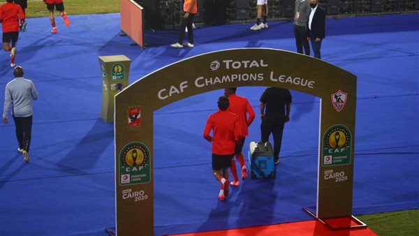 احماء لاعبي الأهلي