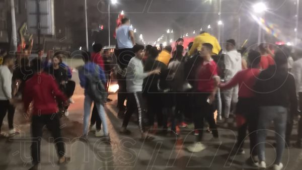 احتفالات جماهير النادى