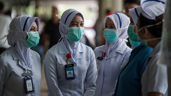 اصابات كورونا في