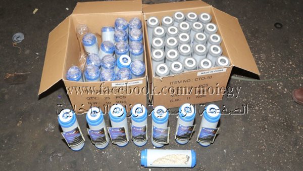 جانب من المضبوطات