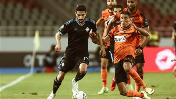 جانب من مباراة بيراميدز