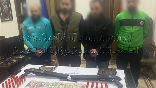 المتهمين وجانب من