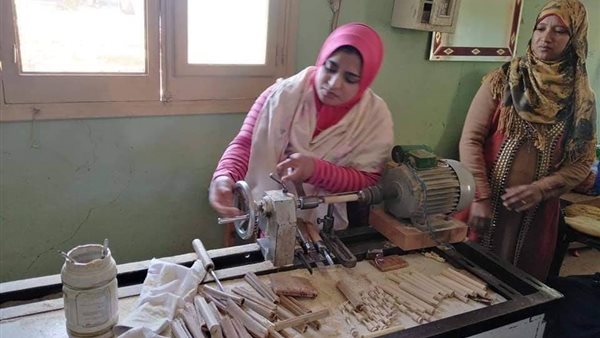 جانب من تنفيذ الورشة