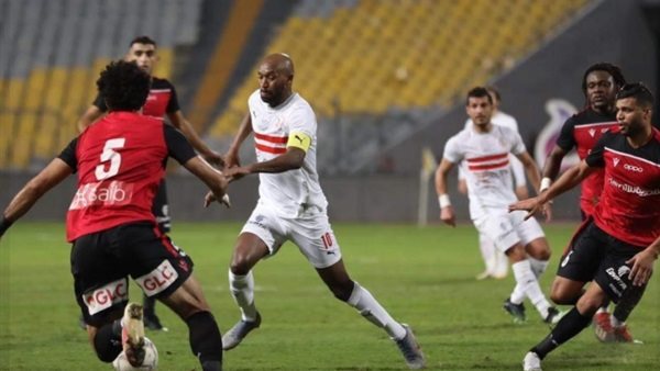 جانب من مباراة الزمالك
