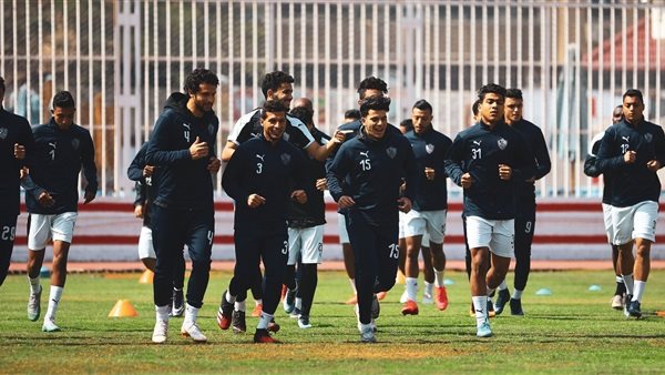 جانب من تدريبات الزمالك