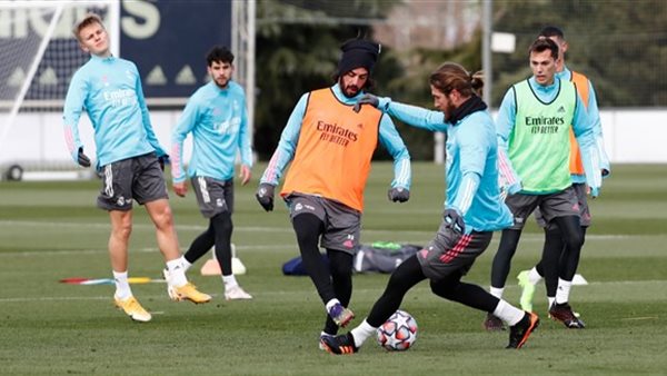 راموس في تدريبات