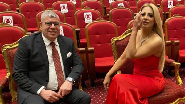 مي حلمي وشوبير 