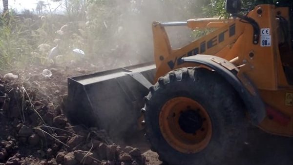 جانب من الازالة