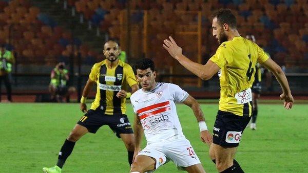 جانب من مباراة الزمالك