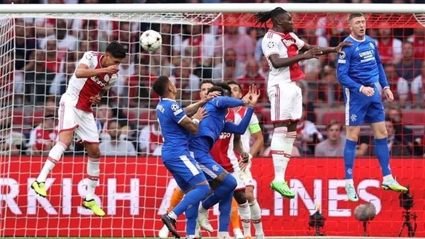 جانب من المباراة