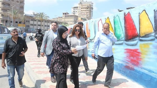 محافظ دمياط خلال