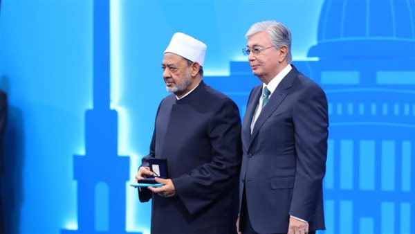 رئيس كازاخستان وشيخ