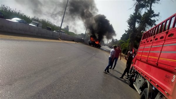 السيارة المحترقة