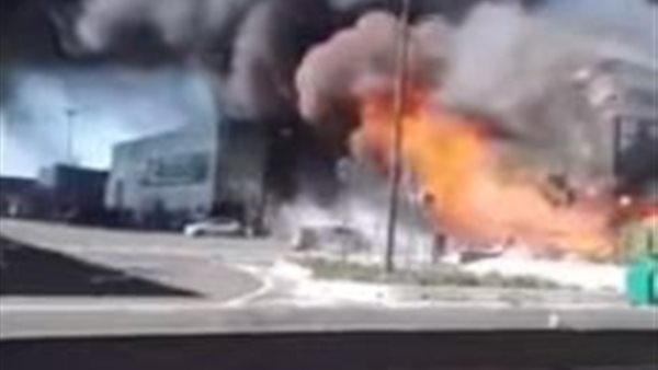 حريق سوق باريس