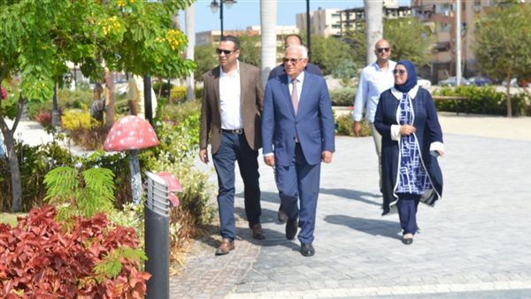 محافظ بورسعيد يتفقد