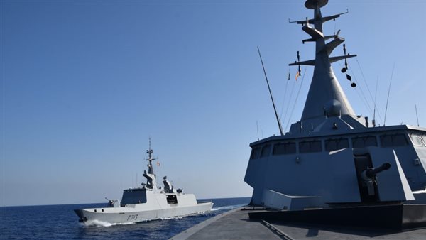 جانب من التدريب البحري