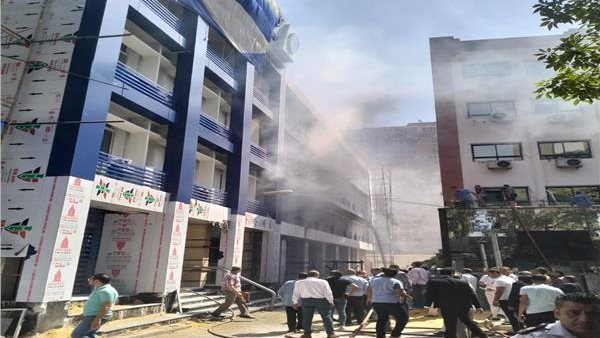 جريق أكاديمية السادات