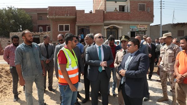 محافظ بني سويف خلال