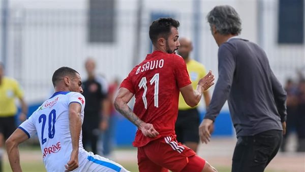 سافيو في مباراة الاهلي