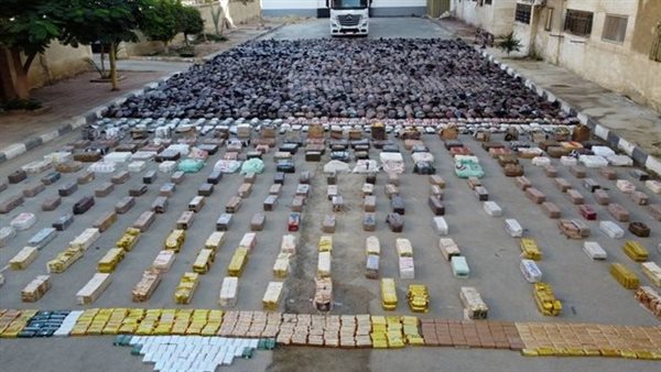 جانب من المضبوطات