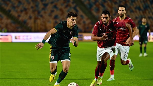 جانب من مباراة الزمالك