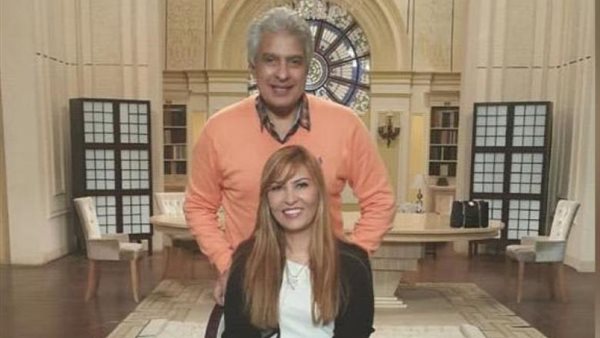 وائل الإبراشي وزوجته