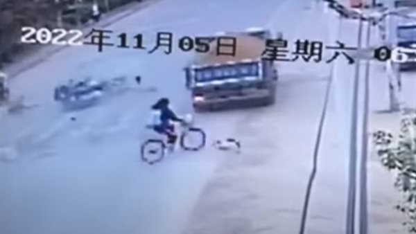 جانب من الحادث 