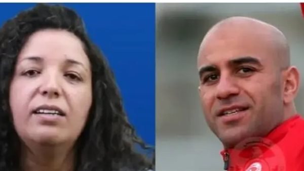 اللاعب والصحفية 