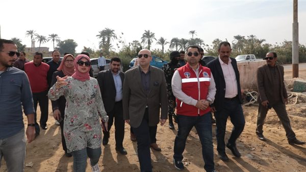 محافظ بني سويف خلال