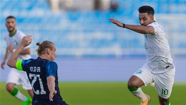 جانب من مباراة السعودية