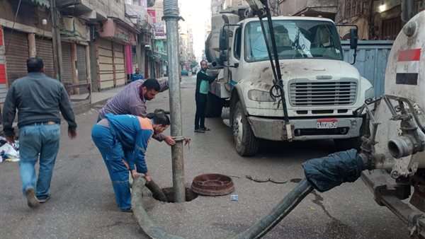  تطهير خطوط الصرف