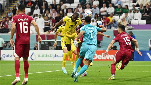 جانب من مباراة قطر