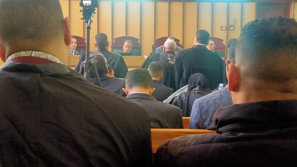 جانب من جلسة المحاكمة