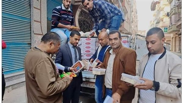 جانب من الحملة التموينية